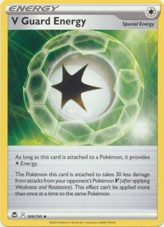 Pokemon Trading Card Game - V Guard Energy - 169/195 - Uncommon Sword & Shield: Silver Tempest