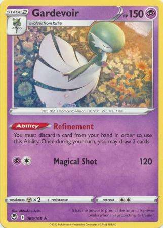 Pokemon Trading Card Game - Gardevoir - 069/195 - Rare Sword & Shield: Silver Tempest
