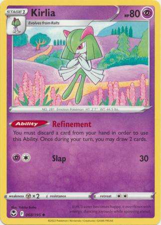 Pokemon Trading Card Game - Kirlia - 068/195 - Uncommon Sword & Shield: Silver Tempest