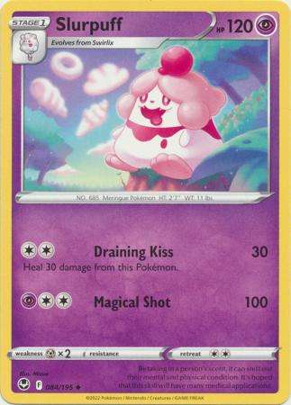 Pokemon Trading Card Game - Slurpuff - 084/195 - Uncommon Sword & Shield: Silver Tempest