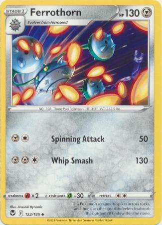 Pokemon Trading Card Game - Ferrothorn - 122/195 - Uncommon Sword & Shield: Silver Tempest