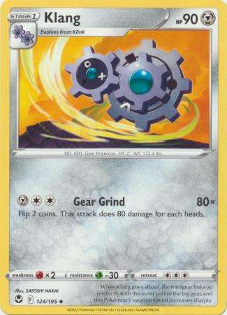 Pokemon Trading Card Game - Klang - 124/195 - Uncommon Sword & Shield: Silver Tempest