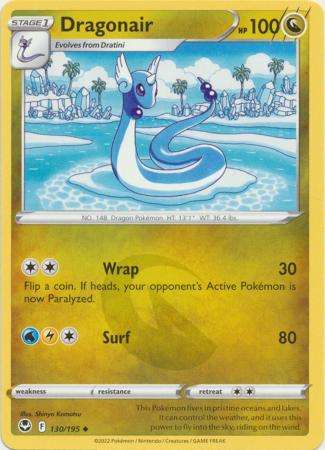 Pokemon Trading Card Game - Dragonair - 130/195 - Uncommon Sword & Shield: Silver Tempest
