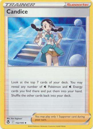 Pokemon Trading Card Game - Candice - 152/195 - Uncommon Sword & Shield: Silver Tempest