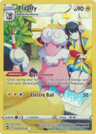 Pokemon Trading Card Game - Flaaffy - TG03/TG30 - Holo Rare Sword & Shield: Silver Tempest
