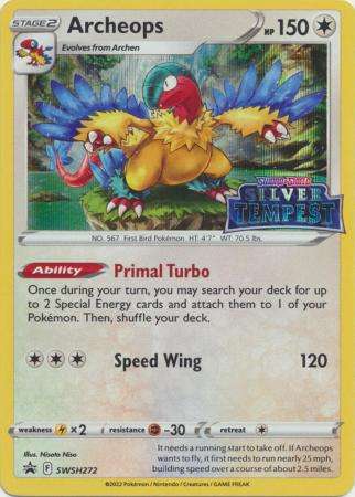 Pokemon Trading Card Game - Archeops - SWSH272 - Prerelease Promo Pokemon Sword & Shield