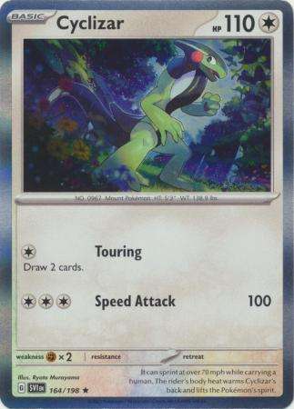 Pokemon Trading Card Game - Cyclizar - 164/198 - Holo Rare Scarlet & Violet (Base Set)
