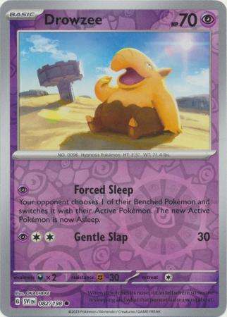 Pokemon Trading Card Game - Drowzee - 082/198 - Common Reverse Holo Scarlet & Violet (Base Set)