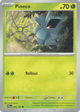 Pokemon Trading Card Game - Pineco - 004/193 - Common Scarlet & Violet: Paldea Evolved