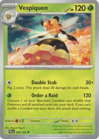 Pokemon Trading Card Game - Vespiquen - 009/193 - Uncommon Scarlet & Violet: Paldea Evolved
