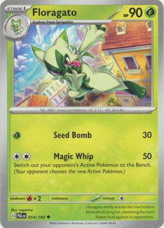 Pokemon Trading Card Game - Floragato - 014/193 - Uncommon Scarlet & Violet: Paldea Evolved