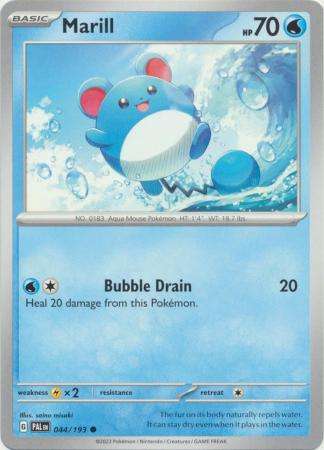 Pokemon Trading Card Game - Marill - 044/193 - Common Scarlet & Violet: Paldea Evolved