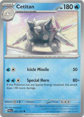 Pokemon Trading Card Game - Cetitan - 055/193 - Uncommon Scarlet & Violet: Paldea Evolved