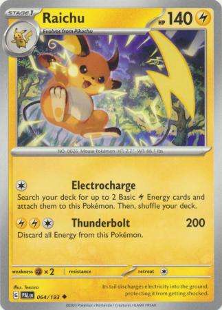 Pokemon Trading Card Game - Raichu - 064/193 - Uncommon Scarlet & Violet: Paldea Evolved