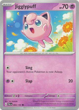 Pokemon Trading Card Game - Jigglypuff - 083/193 - Common Scarlet & Violet: Paldea Evolved