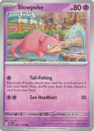 Pokemon Trading Card Game - Slowpoke - 085/193 - Common Scarlet & Violet: Paldea Evolved