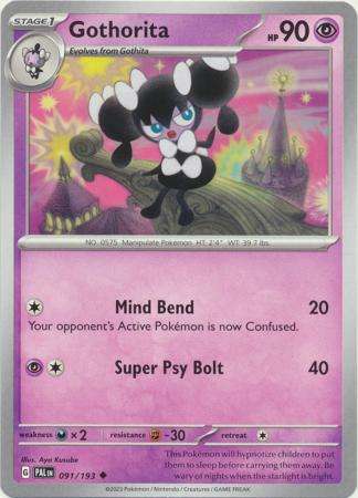 Pokemon Trading Card Game - Gothorita - 091/193 - Common Scarlet & Violet: Paldea Evolved
