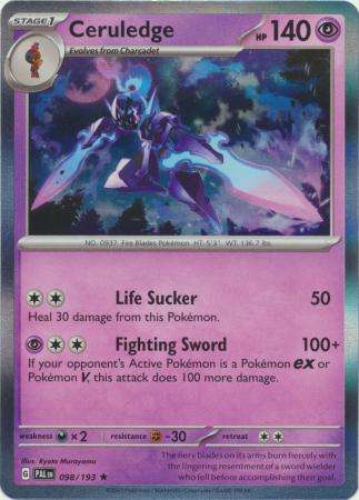 Pokemon Trading Card Game - Ceruledge - 098/193 - Holo Rare Scarlet & Violet: Paldea Evolved