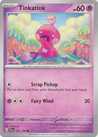 Pokemon Trading Card Game - Tinkatink - 101/193 - Common Scarlet & Violet: Paldea Evolved