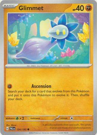 Pokemon Trading Card Game - Glimmet - 124/193 - Common Scarlet & Violet: Paldea Evolved