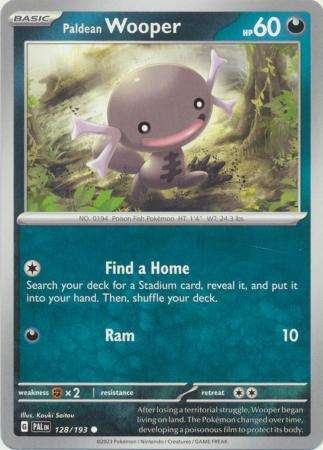 Pokemon Trading Card Game - Paldean Wooper - 128/193 - Common Scarlet & Violet: Paldea Evolved