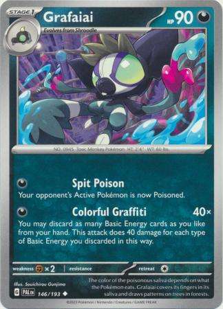 Pokemon Trading Card Game - Grafaiai - 146/193 - Uncommon Scarlet & Violet: Paldea Evolved