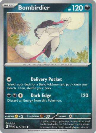 Pokemon Trading Card Game - Bombirdier - 147/193 - Uncommon Scarlet & Violet: Paldea Evolved