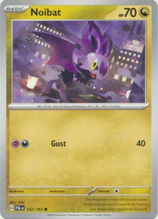 Pokemon Trading Card Game - Noibat - 152/193 - Common Scarlet & Violet: Paldea Evolved