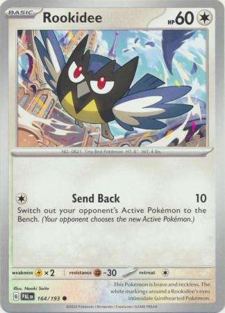 Pokemon Trading Card Game - Rookidee - 164/193 - Common Scarlet & Violet: Paldea Evolved