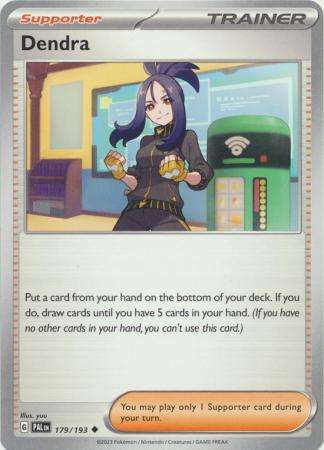 Pokemon Trading Card Game - Dendra - 179/193 - Uncommon Scarlet & Violet: Paldea Evolved