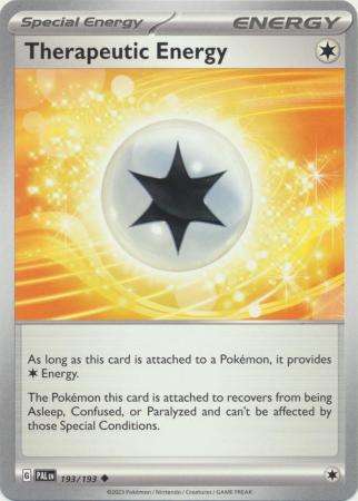 Pokemon Trading Card Game - Therapeutic Energy - 193/193 - Uncommon Scarlet & Violet: Paldea Evolved