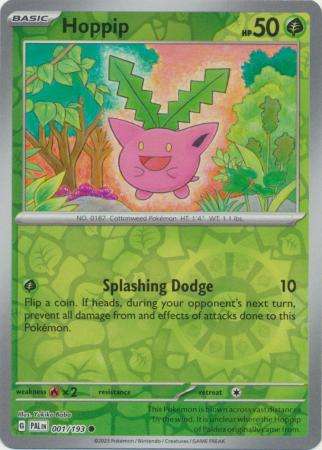 Pokemon Trading Card Game - Hoppip - 001/193 - Common Reverse Holo Scarlet & Violet: Paldea Evolved