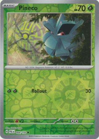 Pokemon Trading Card Game - Pineco - 004/193 - Common Reverse Holo Scarlet & Violet: Paldea Evolved