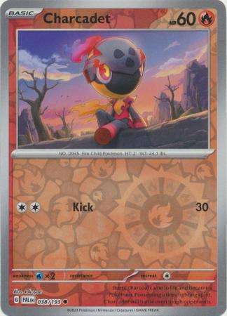 Pokemon Trading Card Game - Charcadet - 038/193 - Common Reverse Holo Scarlet & Violet: Paldea Evolv