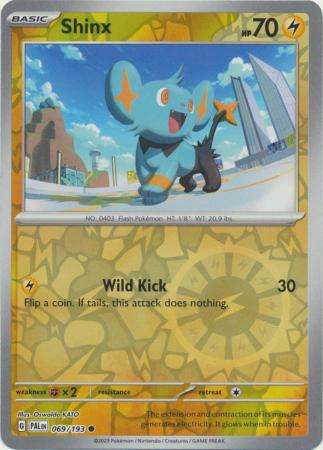 Pokemon Trading Card Game - Shinx - 069/193 - Common Reverse Holo Scarlet & Violet: Paldea Evolved