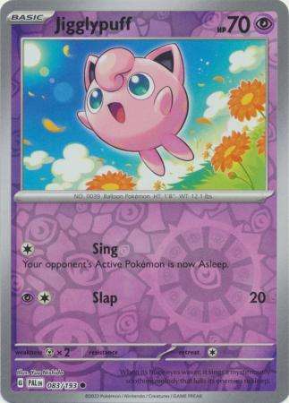 Pokemon Trading Card Game - Jigglypuff - 083/193 - Common Reverse Holo Scarlet & Violet: Paldea Evol