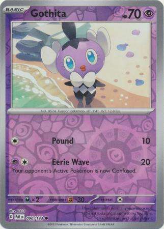 Pokemon Trading Card Game - Gothita - 090/193 - Common Reverse Holo Scarlet & Violet: Paldea Evolved