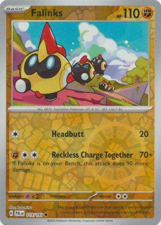 Pokemon Trading Card Game - Falinks - 119/193 - Common Reverse Holo Scarlet & Violet: Paldea Evolved