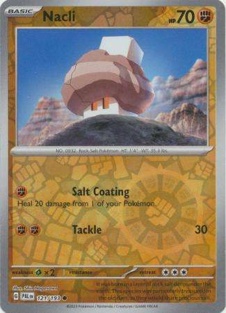 Pokemon Trading Card Game - Nacli - 121/193 - Common Reverse Holo Scarlet & Violet: Paldea Evolved