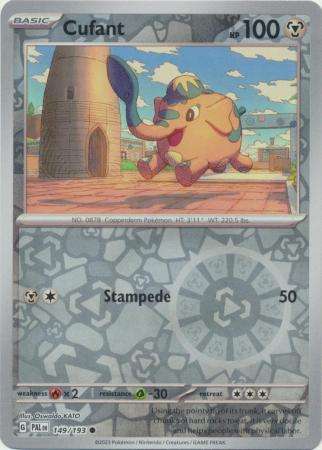 Pokemon Trading Card Game - Cufant - 149/193 - Common Reverse Holo Scarlet & Violet: Paldea Evolved