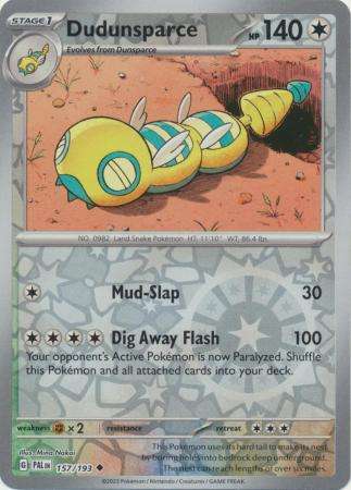 Pokemon Trading Card Game - Dudunsparce - 157/193 - Uncommon Reverse Holo Scarlet & Violet: Paldea E