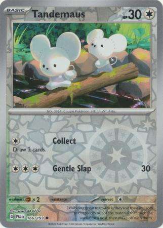 Pokemon Trading Card Game - Tandemaus - 166/193 - Common Reverse Holo Scarlet & Violet: Paldea Evolv