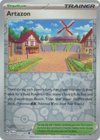 Pokemon Trading Card Game - Artazon - 171/193 - Uncommon Reverse Holo Scarlet & Violet: Paldea Evolv