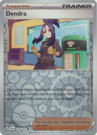 Pokemon Trading Card Game - Dendra - 179/193 - Uncommon Reverse Holo Scarlet & Violet: Paldea Evolve