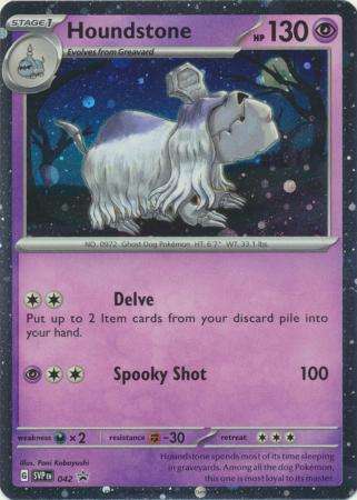 Pokemon Trading Card Game - Houndstone - SVP042 - Promo Pokemon Scarlet & Violet