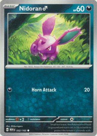 Pokemon Trading Card Game - Nidoran - 032/165 - Common Scarlet & Violet 151
