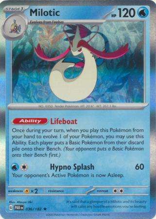 Pokemon Trading Card Game - Milotic - 036/182 - Holo Rare Scarlet & Violet: Paradox Rift