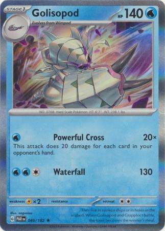 Pokemon Trading Card Game - Golisopod - 049/182 - Holo Rare Scarlet & Violet: Paradox Rift