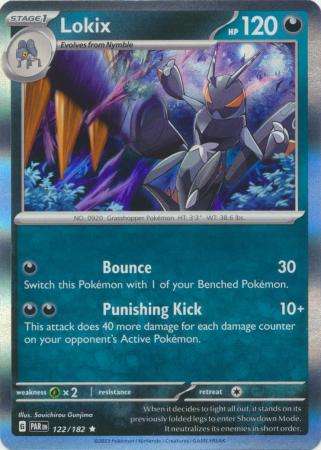 Pokemon Trading Card Game - Lokix - 122/182 - Holo Rare Scarlet & Violet: Paradox Rift