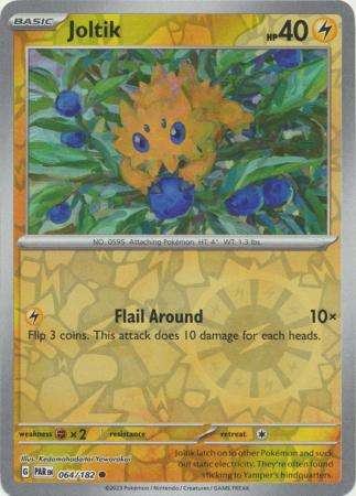 Pokemon Trading Card Game -   Joltik - 064/182 - Common Reverse Holo Scarlet & Violet: Paradox Rift